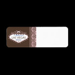 Las Vegas Wedding Label labels