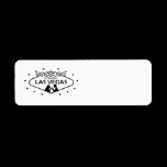Las Vegas Wedding Label labels