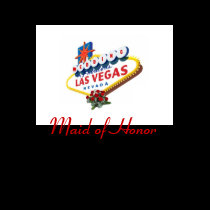 Las Vegas WEDDING Maid of Honor Baby Doll Tee t-shirts