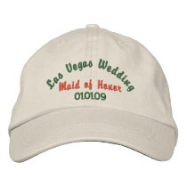 Las Vegas Wedding - Maid of Honor embroidered hats