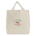 Las Vegas Wedding - Matron of Honor Tote embroidered bags by WedThreads Las Vegas Wedding - Matron of Honor Tote embroidered bags