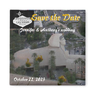 Las Vegas Wedding Party magnet