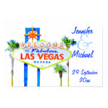 Las Vegas Wedding Party Sign posters