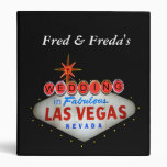 Our Wedding ... Las Vegas Photo Album Vinyl Binder | Zazzle