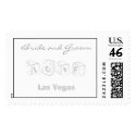 Las Vegas Wedding Postage Stamp by frugalbride Las Vegas Wedding Postage Stamp