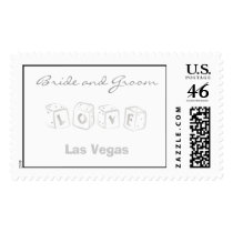 Las Vegas Wedding Postage Stamp