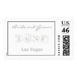 Las Vegas Wedding Postage Stamp
