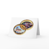 Las Vegas Wedding Rings Card by vegasdusoleil Las Vegas Wedding Rings Card