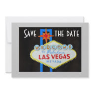 Las Vegas Wedding Save the Date invitation