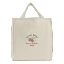 Las Vegas Wedding - Sister of the Groom Tote embroidered bags by WedThreads Las Vegas Wedding - Sister of the Groom Tote embroidered bags
