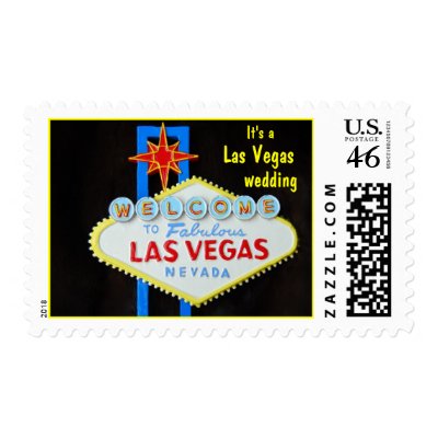 Las Vegas wedding stamp