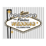 Las Vegas Wedding STD Postcard