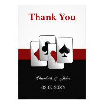 Las Vegas Wedding Thank You cards