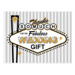 Las Vegas Wedding Thank You Postcard
