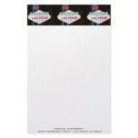 Las Vegas Welcome Letterhead stationery