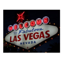 Las Vegas Welcome Postcard