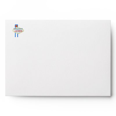 Las Vegas Welcome Sign Envelope