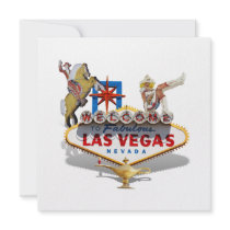 Las Vegas Welcome Sign Invitations