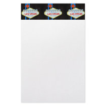 Las Vegas Welcome sign stationery