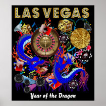 Las Vegas Year of the Dragon View large 34 "X 40"