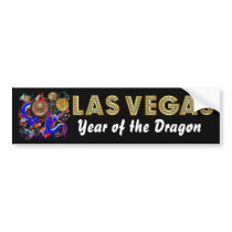 Las Vegas Year of the Dragon View Large See Notes Bumper Stickers