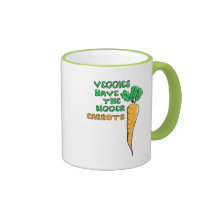 Las zanahorias de los Veggies Tazas De Café