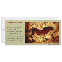 Lascaux Horse Custom Rack Card
