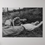 Lascivious young male couple napping gay interest print