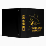 Laser-Guided Democracy / Peace through Firepower 3 Ring Binders