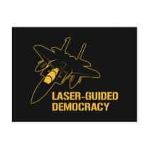 Laser-Guided Democracy / Peace through Firepower Post Cards