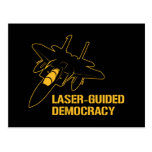 Laser-Guided Democracy / Peace through Firepower Post Cards