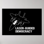 Laser-Guided Democracy / Peace through Firepower Print
