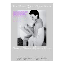 Laser Hair Poster-Woman In Towel posters by genesis_laser Laser Hair Poster-Woman In Towel posters