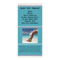 Laser Hair Rack Card