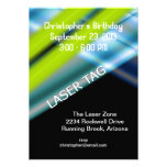 Laser Tag Birthday Custom Invitations