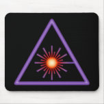 Laser Warning Mousepad