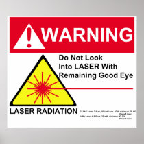 LASER Warning Print