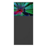 Lasers on DJ rack card Lasers on DJ rack card