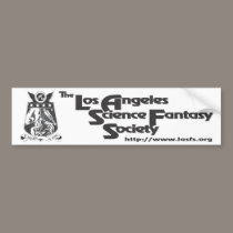 LASFS Bumper Sticker BW bumper stickers