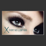 Lash Extensions, Lashes Salon Business Card business cards