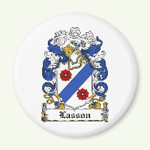 Lasson Family Crest Magnet