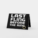 Last Fling Before Ring Bachelor Party Invitation cards by bridalboutique Last Fling Before Ring Bachelor Party Invitation cards