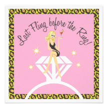 Last Fling before the Ring Bachelorette Invitation