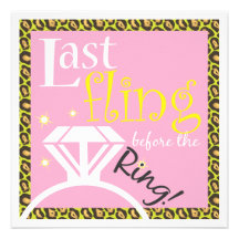 Last Fling before the Ring Bachelorette Invitation