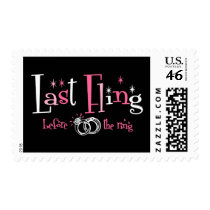 Last Fling Before The Ring Postage Stamp