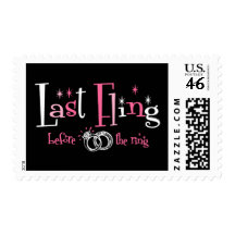 Last Fling Before The Ring Postage Stamp