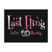 Last Fling Before The Ring postcards