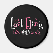 Last Fling Before The Ring Refrigerator Magnets