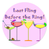Last Fling Before The Ring stickers