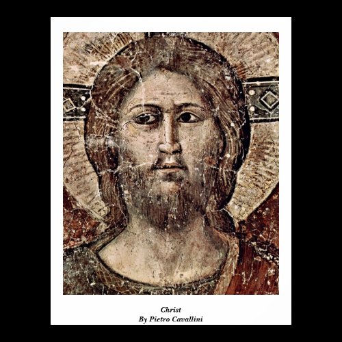 Last Judgement: Christ By Pietro Cavallini Print